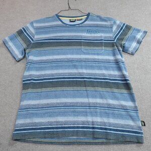 Howler Bros Mens Shirt Medium Blue Terry Cloth Pocket